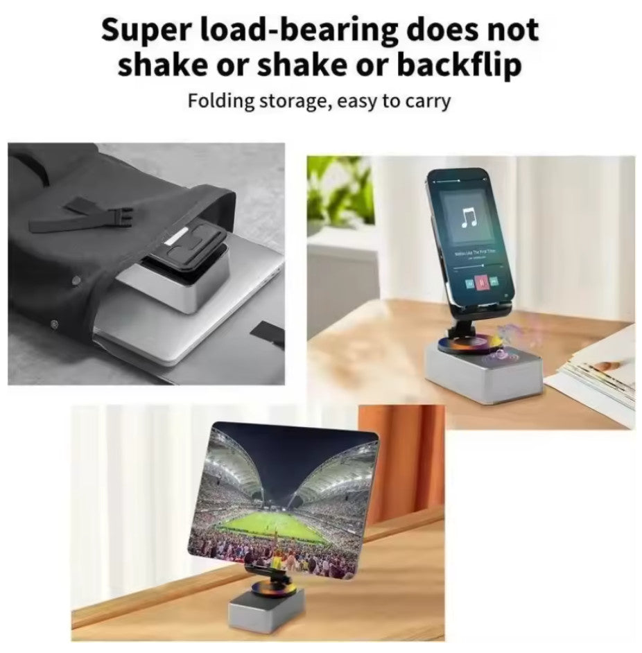 5-in-1 Bluetooth Speaker Phone Holder Power Bank Portable for Travel & Home