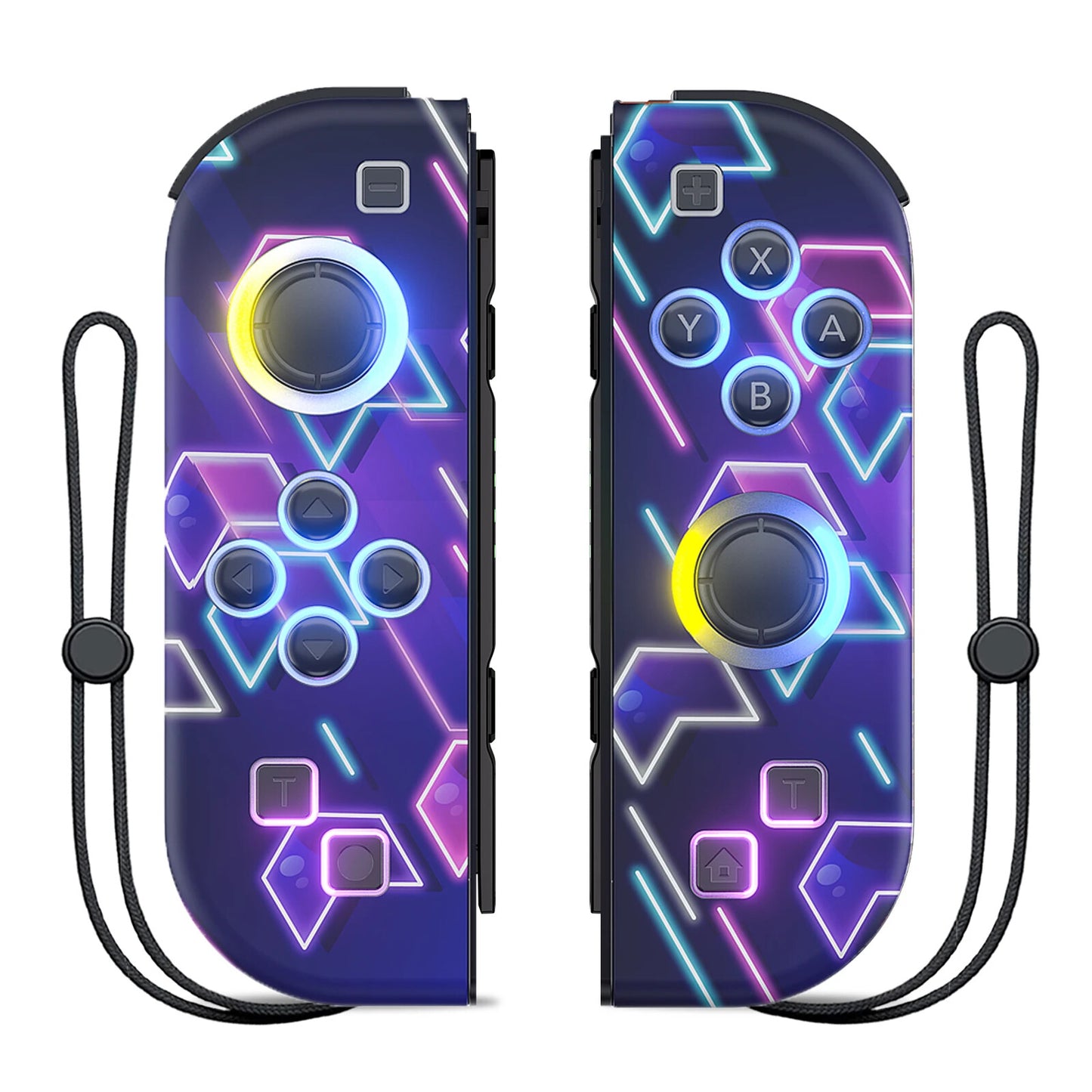 Wireless RGB Joypad Gamepad Controller Grip for Nintendo Switch Turbo Mode