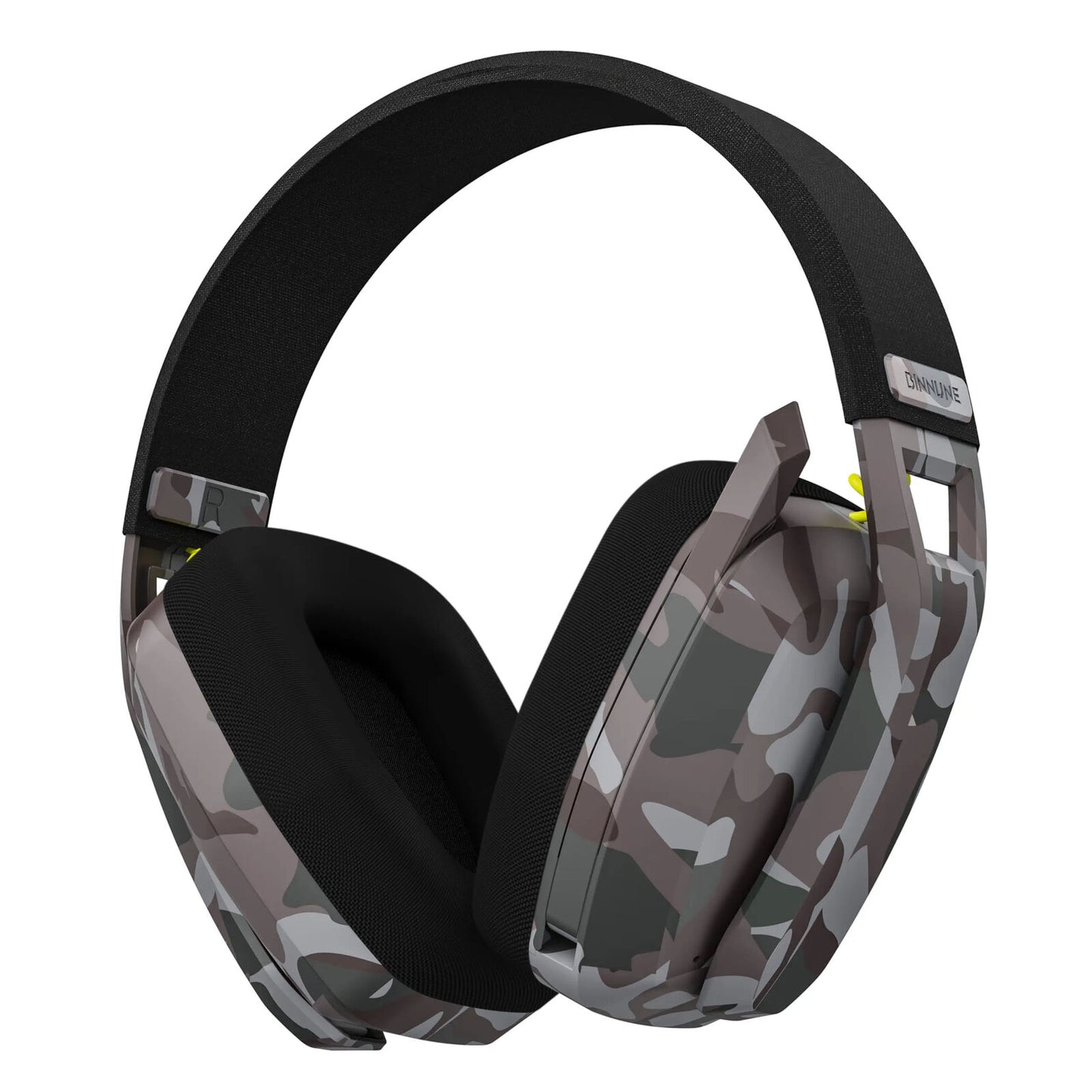 BINNUNE Wireless & Wired Gaming Headset Mic for PS5, PS4, PC Mac Playstation