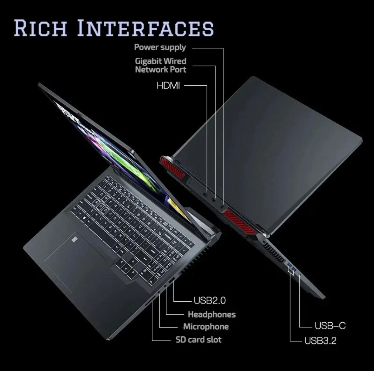 ZeeTec 16" GAMING LAPTOP COMPUTER 165HZ i9 12th 16GB 512GB NVIDIA RTX 4060 8GB