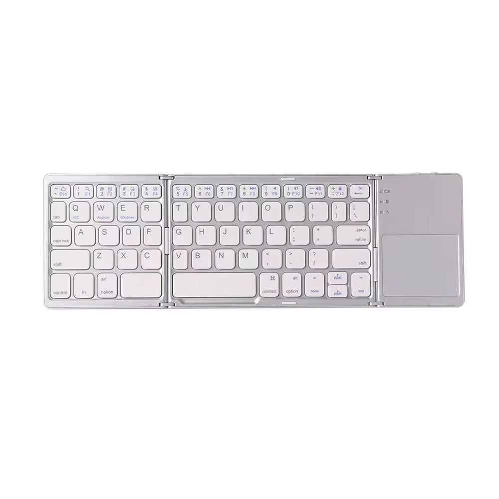 MINI FOLDABLE BLUETOOTH KEYBOARD with TOUCHPAD for IOS ANDROID WINDOWS UNIVERSAL