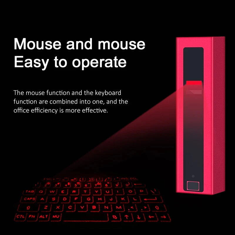 Fashion Portable Wireless Virtual Laser Keyboard Projector for mobile Computer