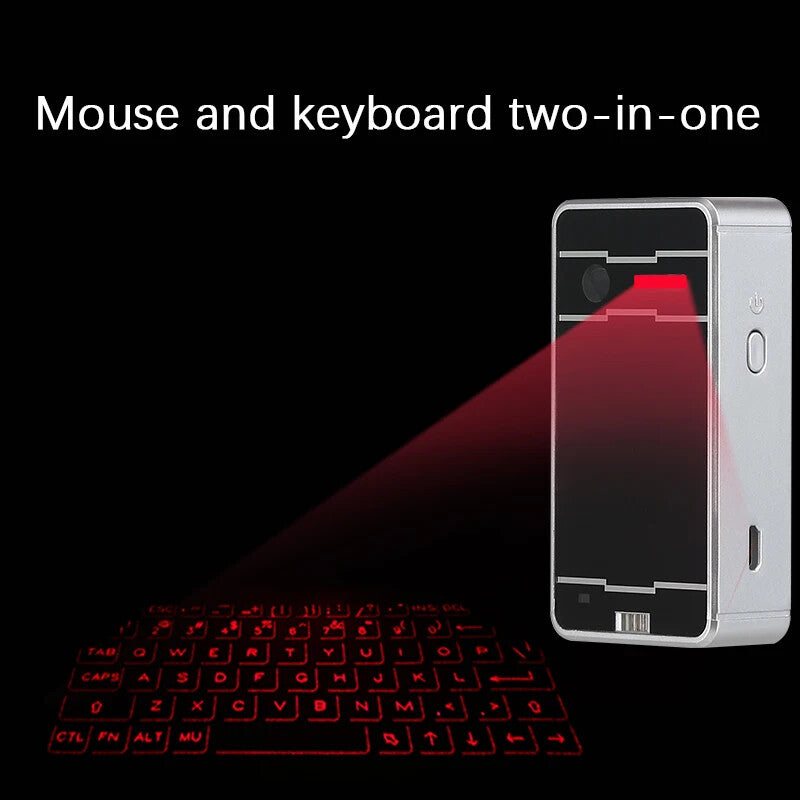 PORTABLE BLUETOOTH KEYBOARD VIRTUAL LASER PROJECTION for PHONE TABLET COMPUTER