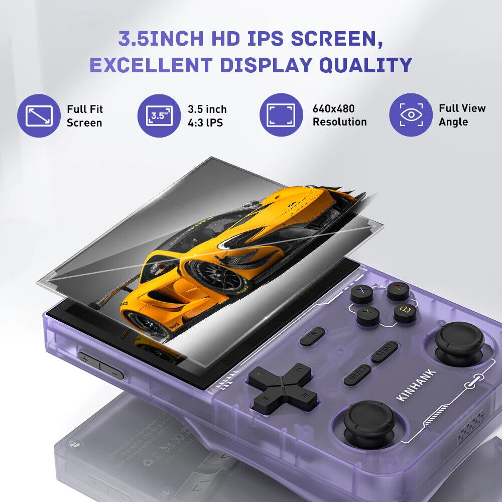 Retro Handheld Game Console – 16,000 Games, 3.5” IPS Screen, Classic Emulator, P