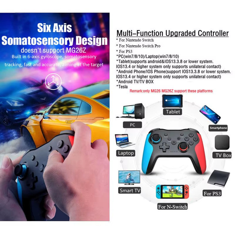WIRELESS CONTROLLER GAMEPAD JOYSTICK for NINTENDO SWITCH PS3 PC ANDROID iOS