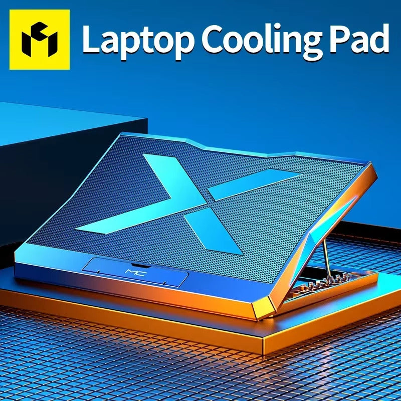LAPTOP COOLING PAD STAND with Six FANS ADJUSTABLE SILENT for Laptop Below 17"