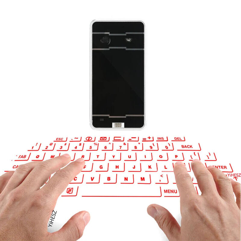PORTABLE BLUETOOTH KEYBOARD VIRTUAL LASER PROJECTION for PHONE TABLET COMPUTER