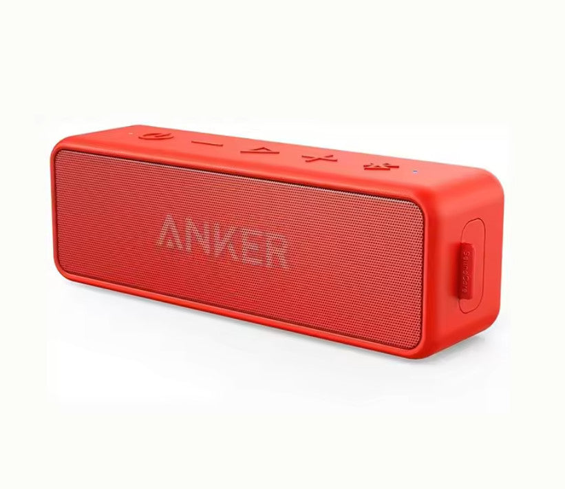 Anker Soundcore 2 Bluetooth Speaker 24H Playtime Bass Boost IPX7 Waterproof