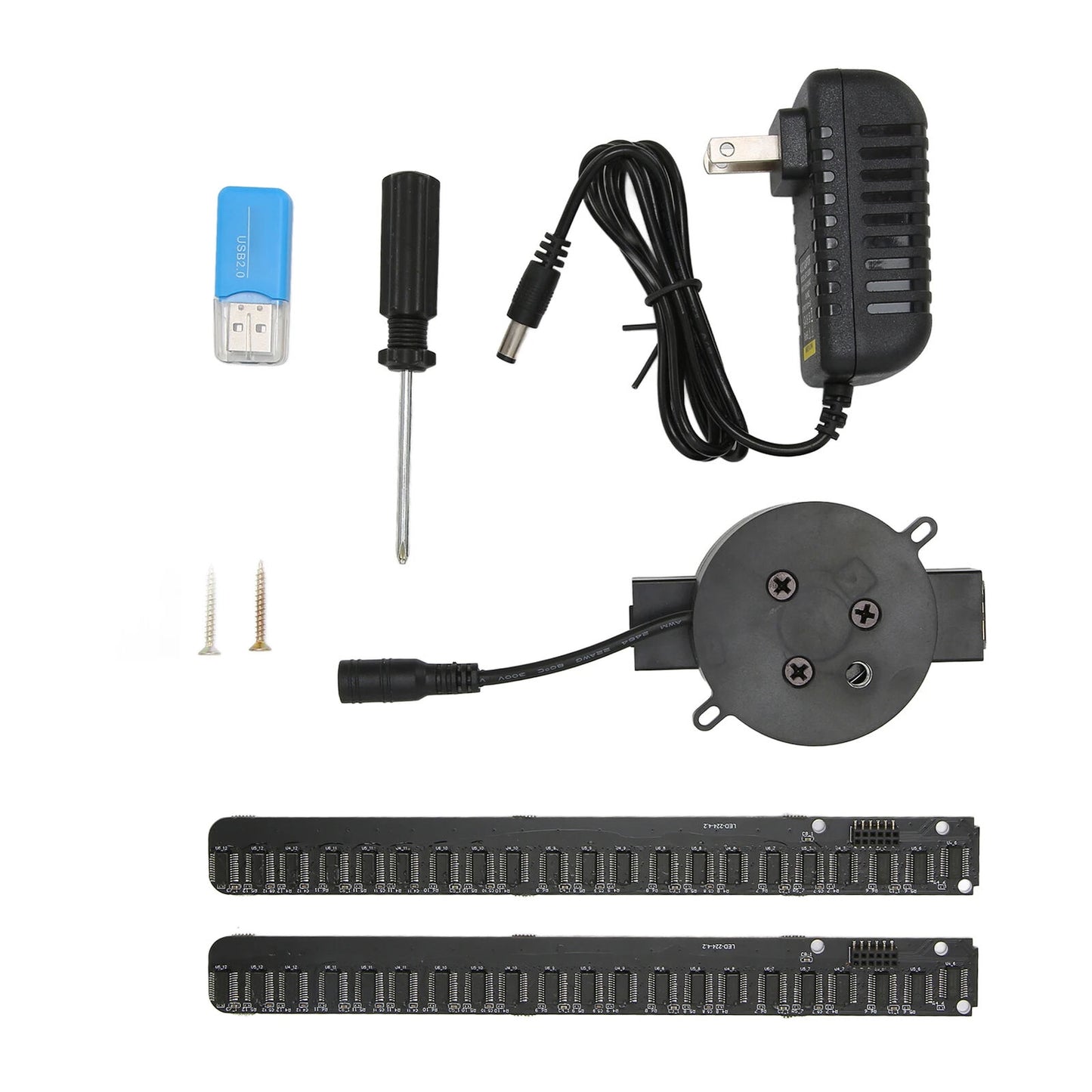 16.5” 3D Hologram Fan Projector – 224 LED Beads, WiFi, Memory Card Support, High