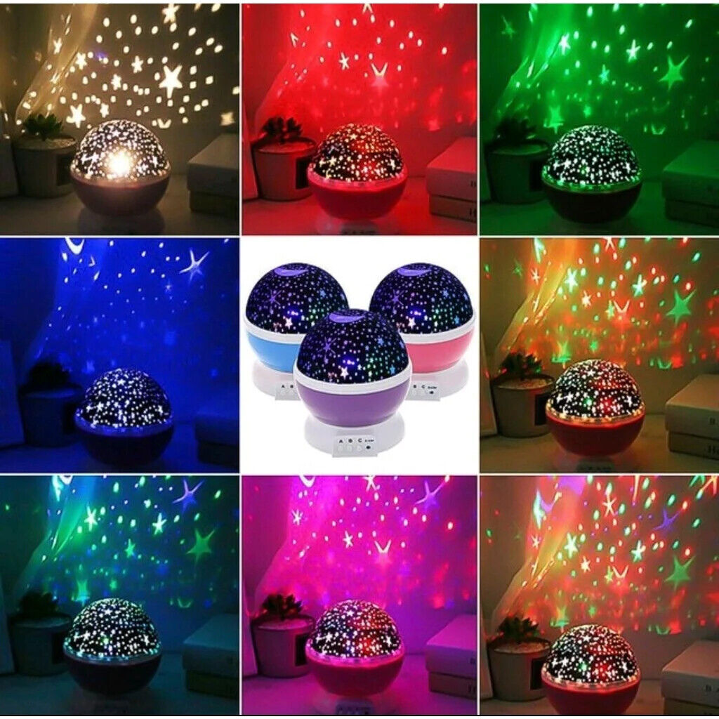 LED GALAXY PROJECTOR LIGHT Star Night PROJECTION Lamp effect