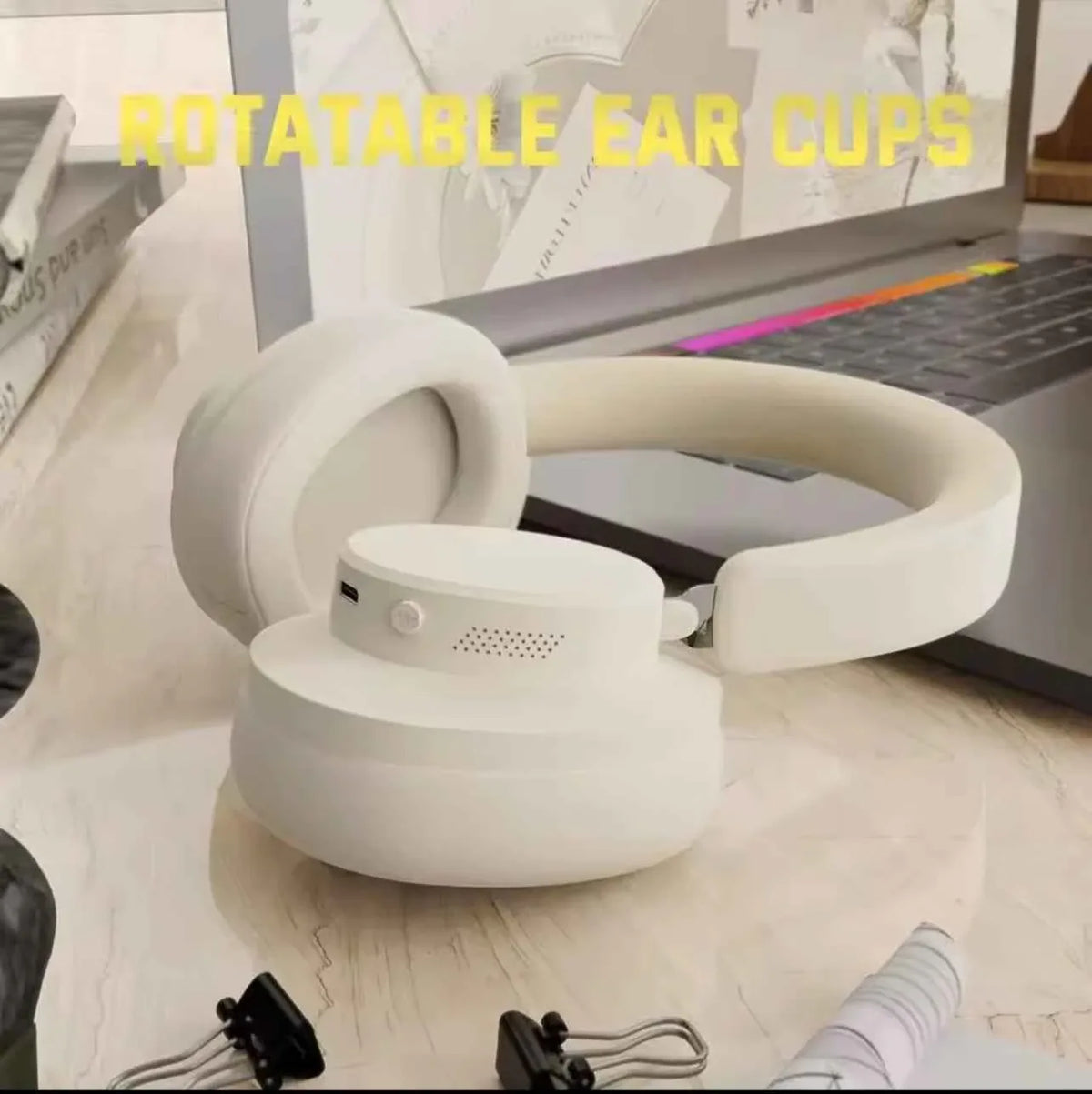 ATTACK SHARK G500 ANC Headphones - Wireless Wired Noise Canceling Foldable Headset with Mic - ZeeTec Store
