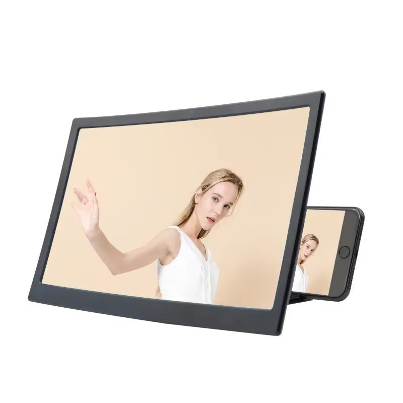 12 Inch 3D UNIVERSAL MOBILE PHONE SCREEN MAGNIFIER AMPLIFIER FOLDABALE CURVE HD