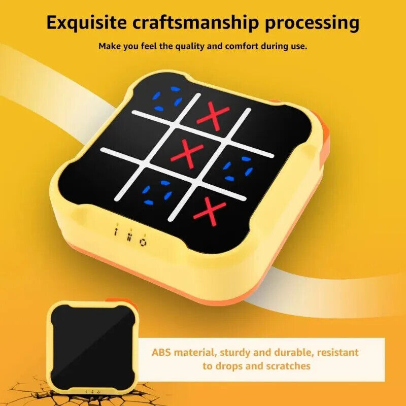 Multifunctional Electronic Digital Tic-Tac-Toe Board Board Game Portable