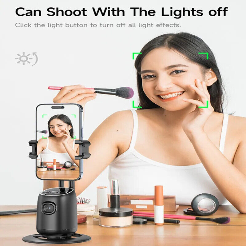 AI 360° Gimbal Stabilizer Selfie Stick Face Tracking Tripod for Mobile Phone