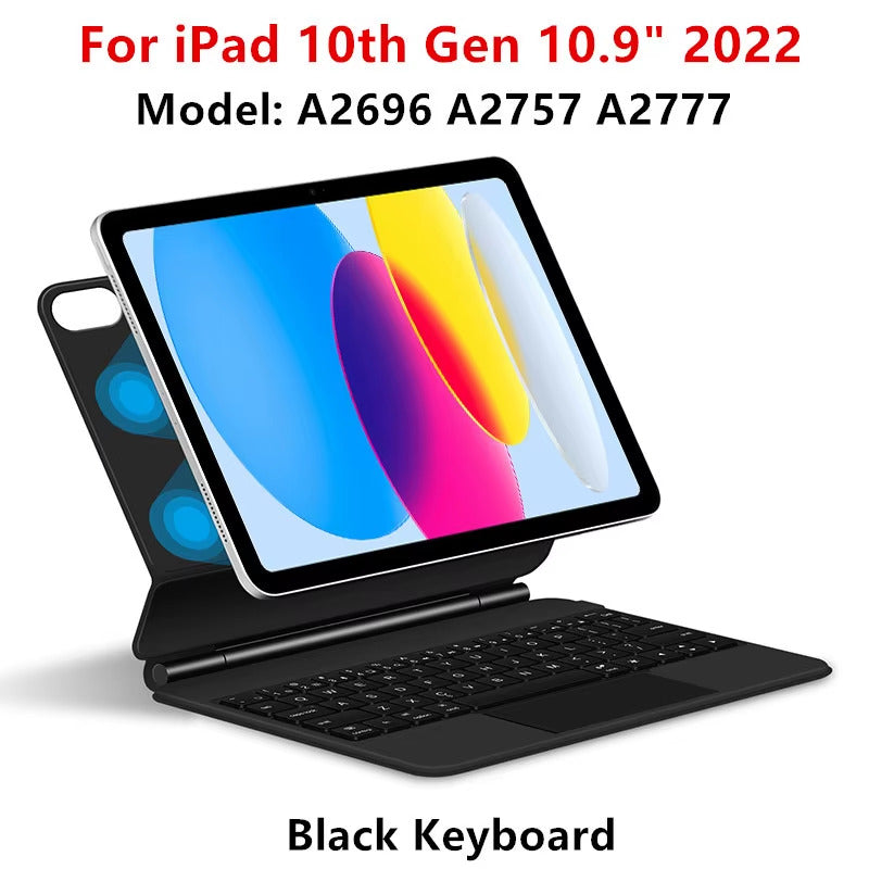 Magic Keyboard for iPad Pro 11/12.9, Air 4/5, iPad 10th Gen, Smart Magnetic