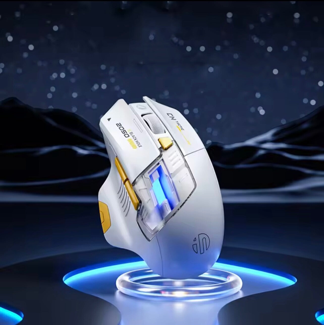 Inphic A9 Wireless Gaming Mouse Silent Bluetooth Rechargeable w/ Battery Display