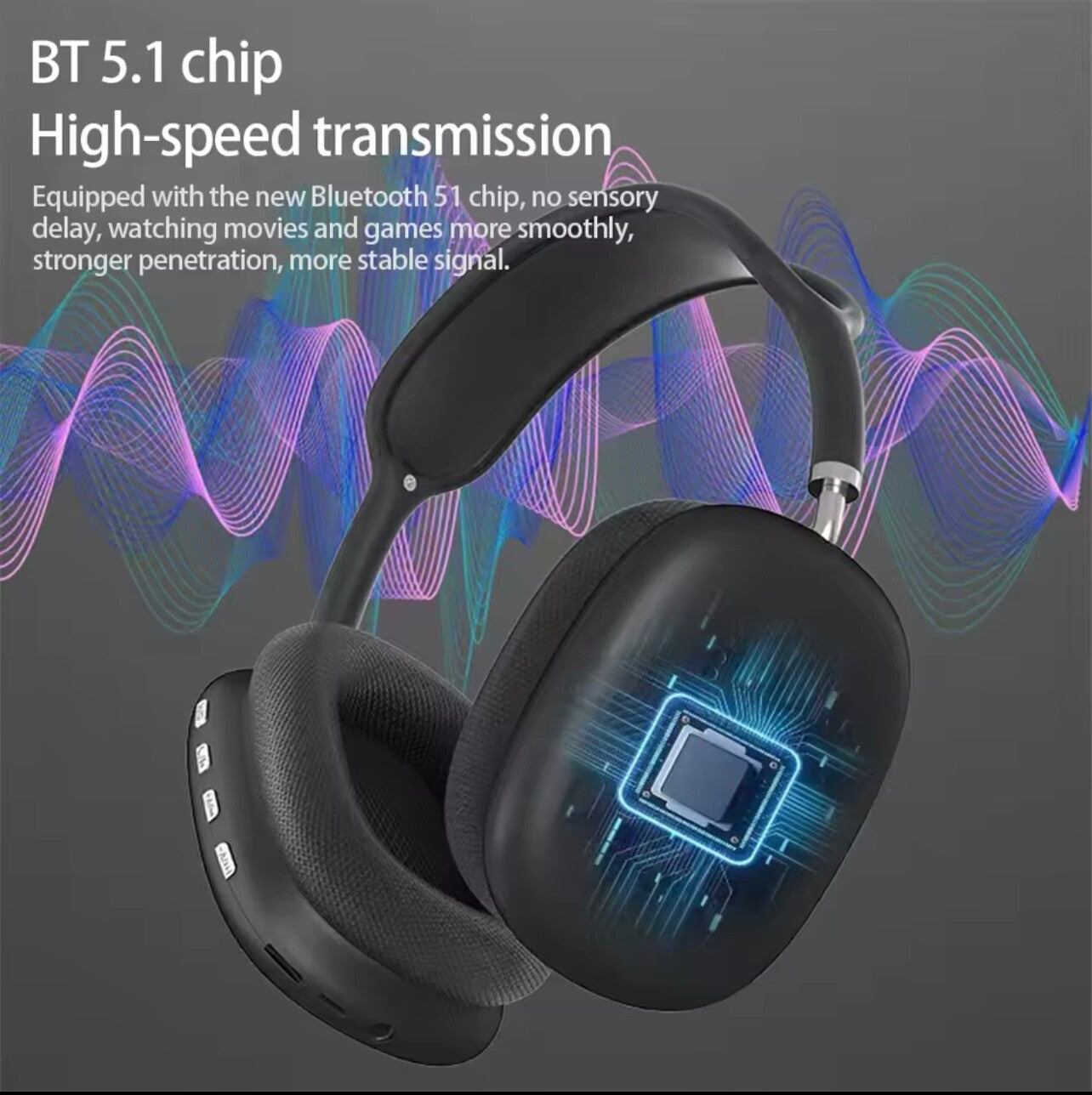 Bluetooth Earbuds Headset Noise Cancelling Extra Bass w/ Mic for Sports Gaming