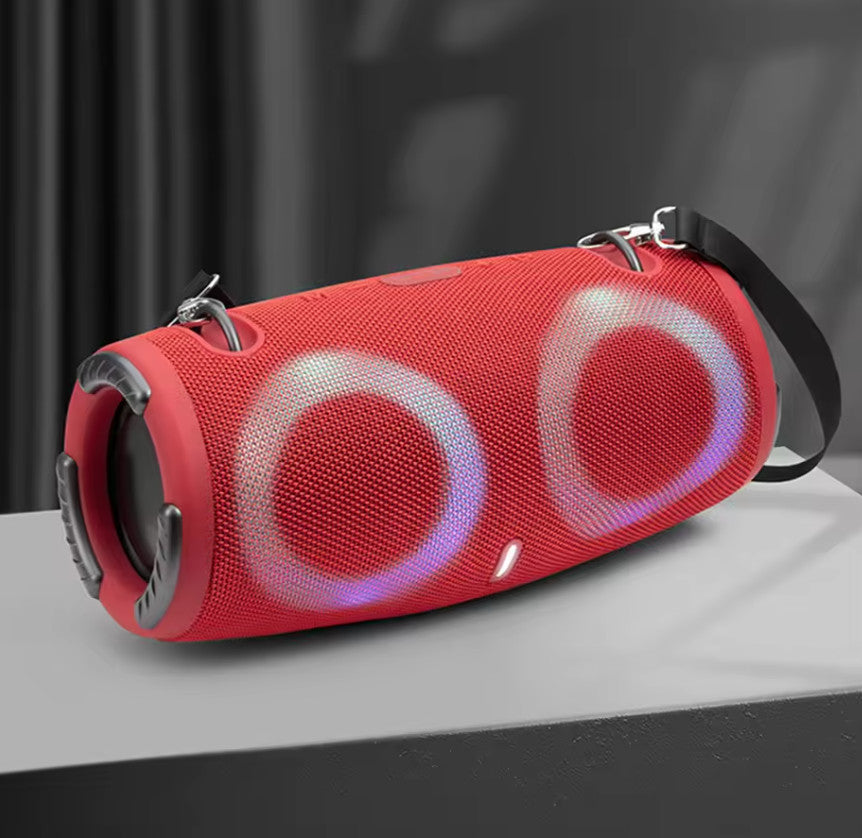 Bluetooth Speaker Waterproof TWS RGB Lights 360° Sound Subwoofer FM