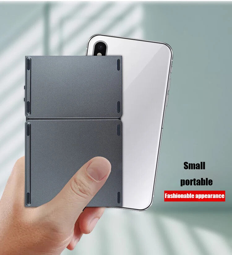 MINI FOLDABLE BLUETOOTH KEYBOARD with TOUCHPAD for IOS ANDROID WINDOWS UNIVERSAL