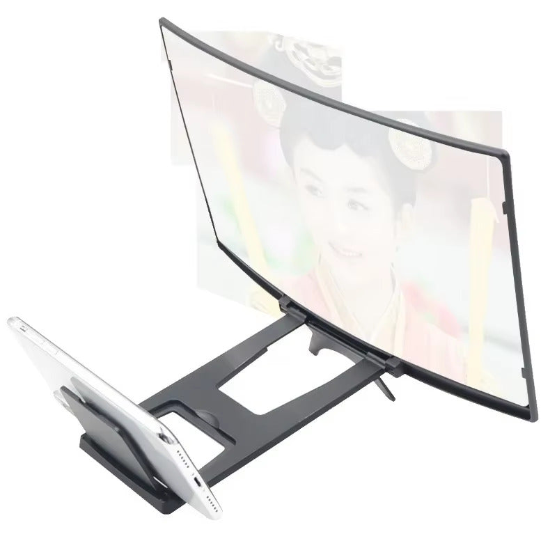 12 Inch 3D UNIVERSAL MOBILE PHONE SCREEN MAGNIFIER AMPLIFIER FOLDABALE CURVE HD
