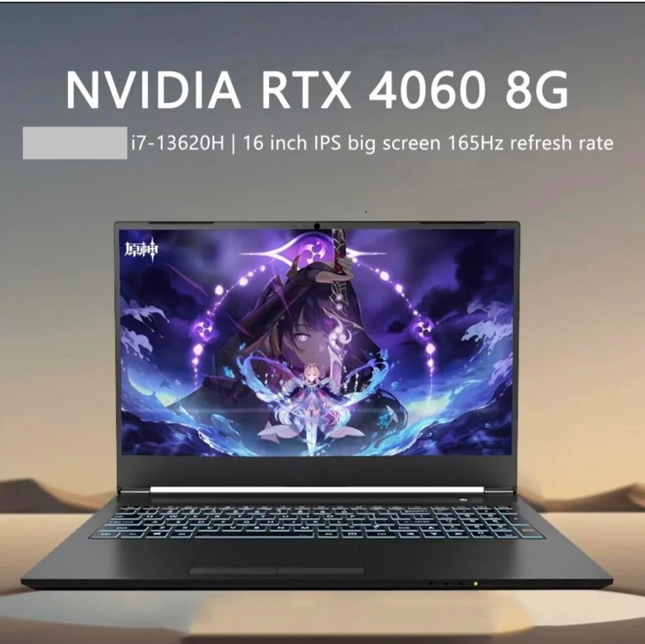 ZeeTec 16" GAMING LAPTOP COMPUTER 165Hz i7 13th 16GB 512GB NVIDIA RTX 4060 8GB