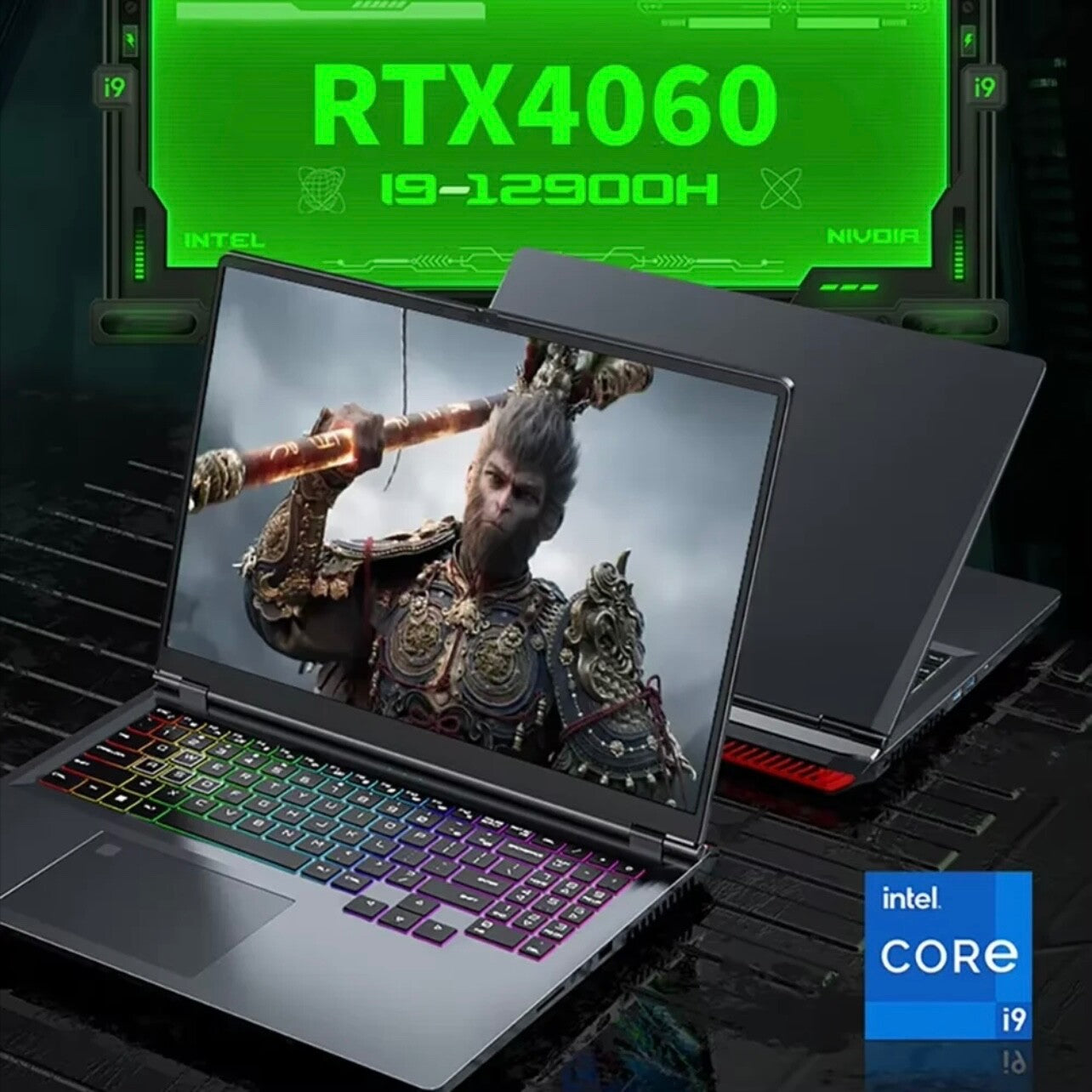 ZeeTec 16" GAMING LAPTOP COMPUTER 165HZ i9 12th 16GB 512GB NVIDIA RTX 4060 8GB