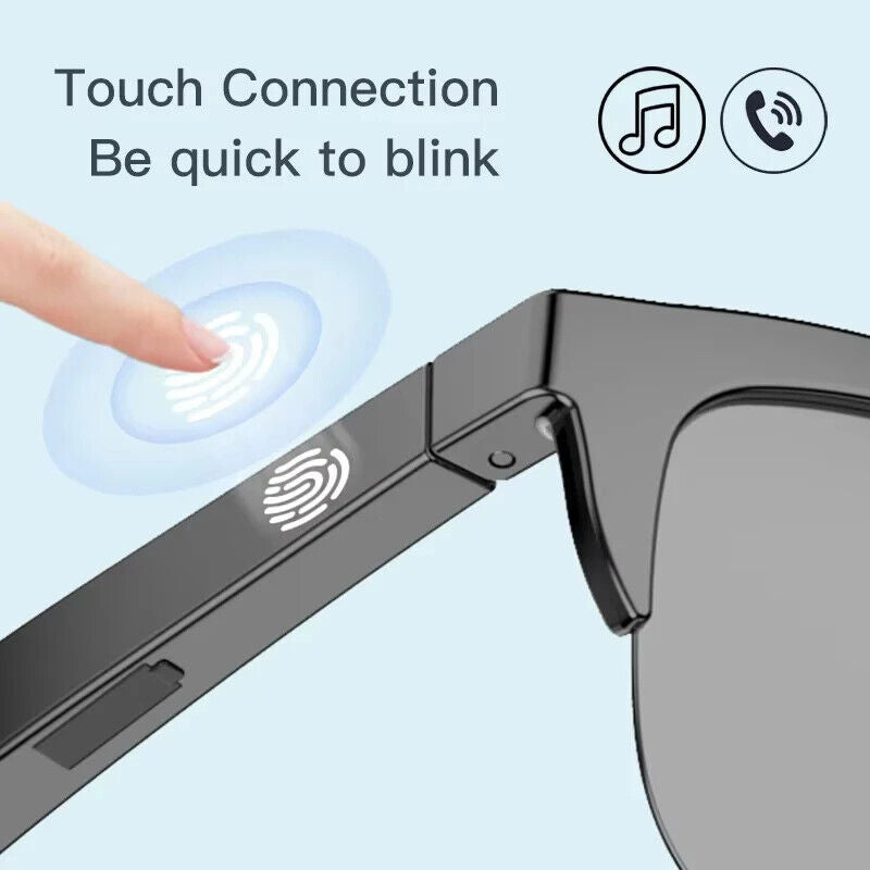 SMART SUNGLASS BLUETOOTH CALL HIFI SOUND MUSIC BLUE LIGHT WATERPROOF ANTI UV