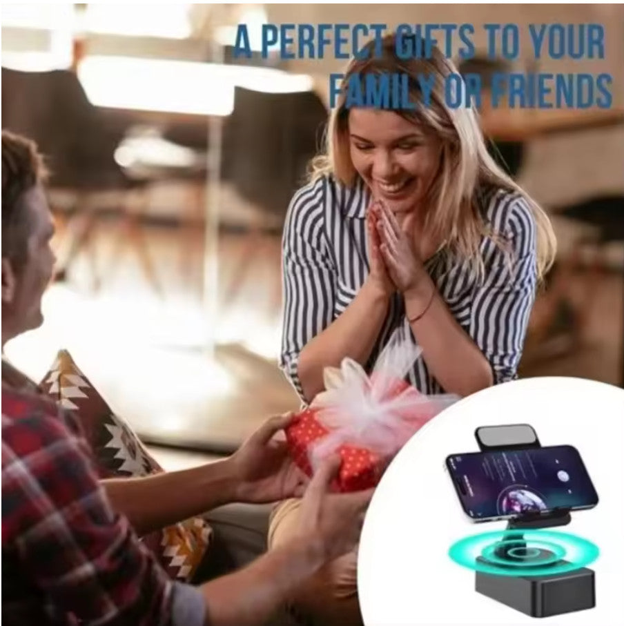 5-in-1 Bluetooth Speaker Phone Holder Power Bank Portable for Travel & Home