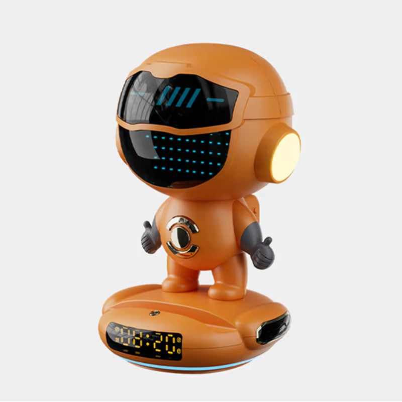 AI Robot Intelligent Conversation Wireless Speaker Music Subwoofer Sound Alarm