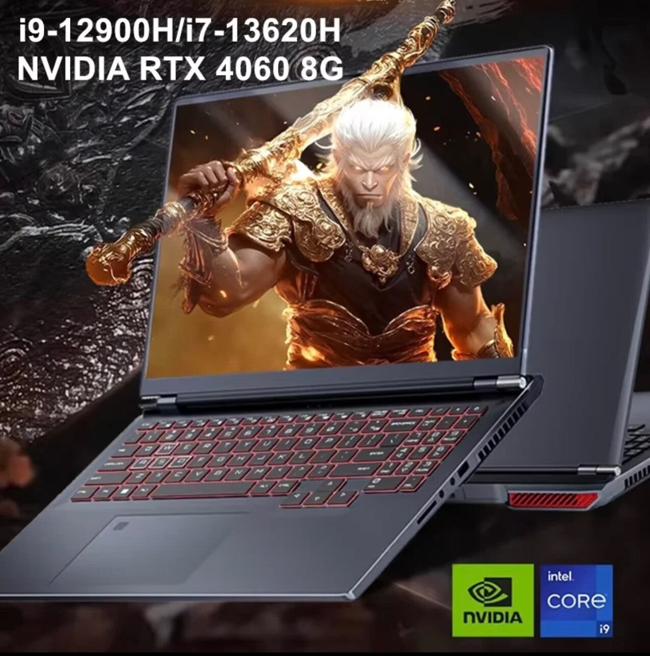 ZeeTec 16" GAMING LAPTOP COMPUTER 165HZ i9 12th 16GB 512GB NVIDIA RTX 4060 8GB