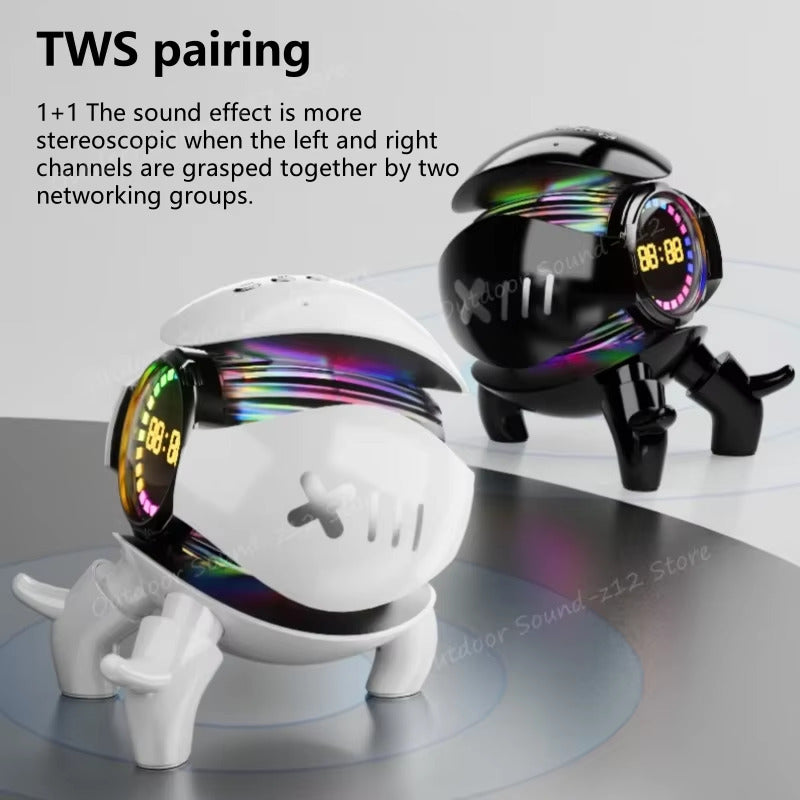 AI Robot Smart Mini Size Monster Portable Stereo Speaker AI Interactive Toys