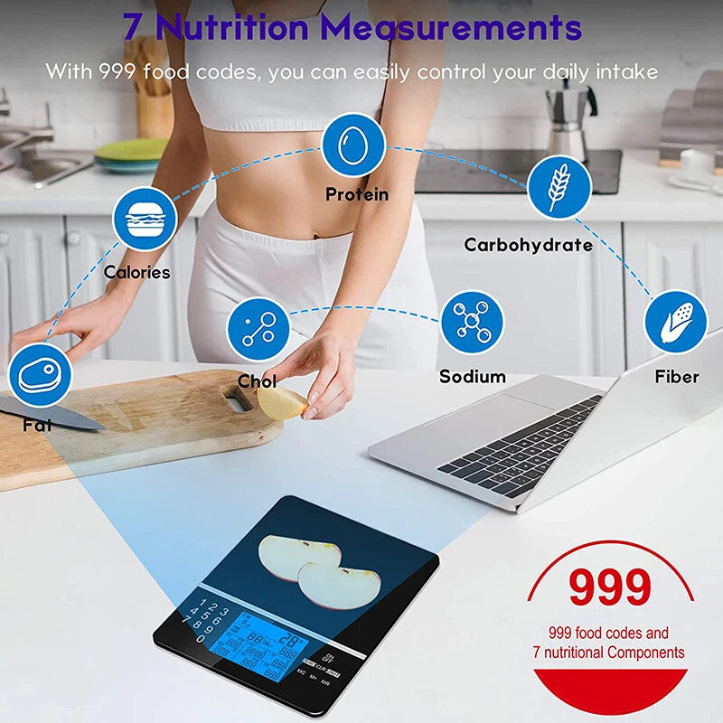 SMART FOOD SCALE CALORIES CONTROL with WEIGHT LOSS NUTRITIONAL CALCULATOR