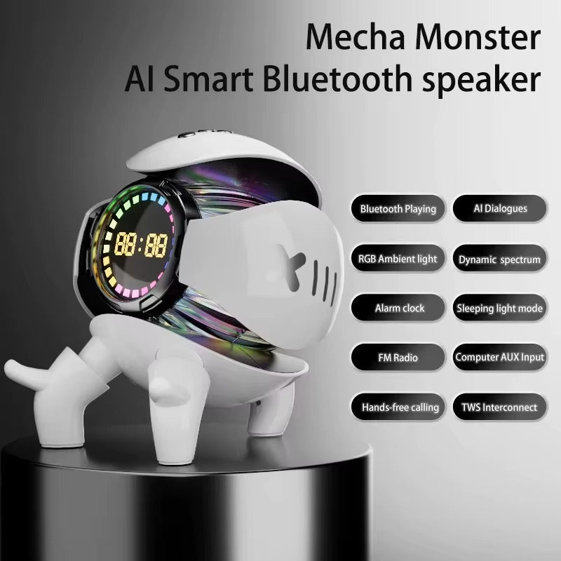 AI Robot Smart Mini Size Monster Portable Stereo Speaker AI Interactive Toys