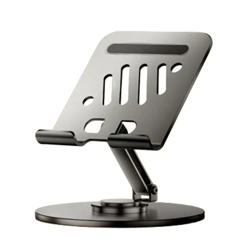 High Quality 360° Rotatable Aluminum Tablet Stand, Foldable Adjustable Bracket