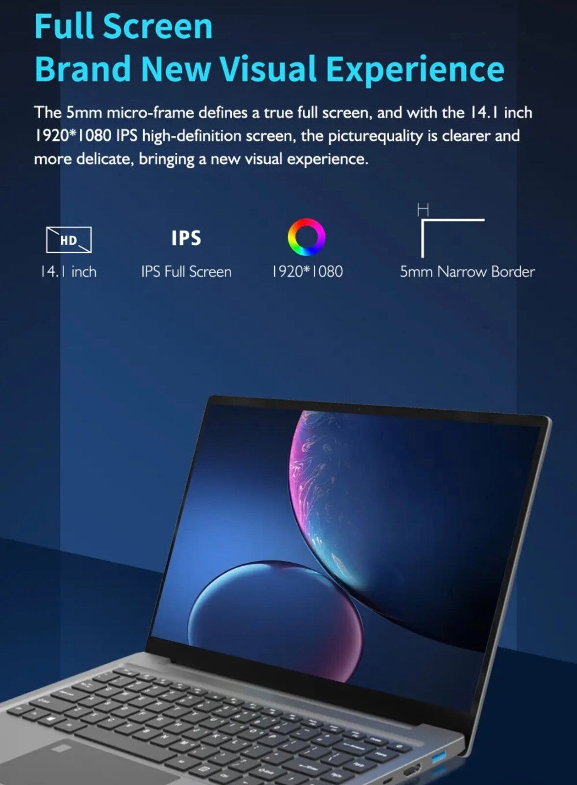 ZeeTec 14" POWERFUL SLIM GAMING LAPTOP COMPUTER INTEL I7 16GB 512GB SSD