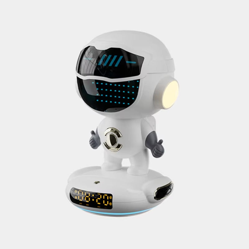 AI Robot Intelligent Conversation Wireless Speaker Music Subwoofer Sound Alarm