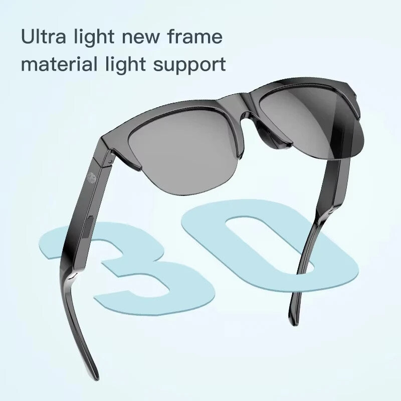 SMART SUNGLASS BLUETOOTH CALL HIFI SOUND MUSIC BLUE LIGHT WATERPROOF ANTI UV