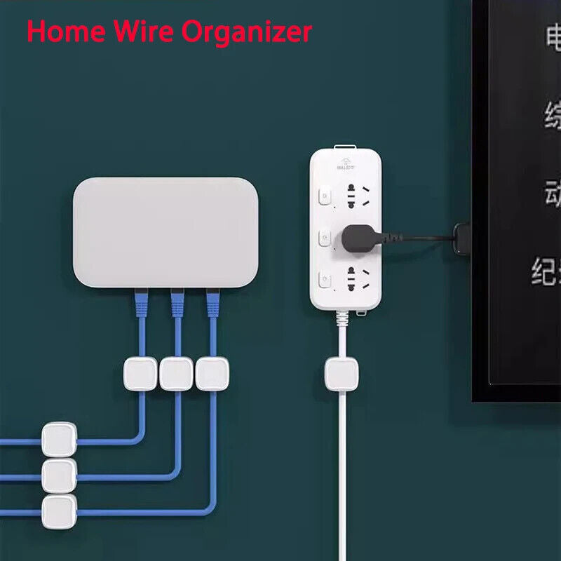 Magnetic Cable Clip Holder β Adhesive Wire Organizer, Cord Management, Desk Tidy