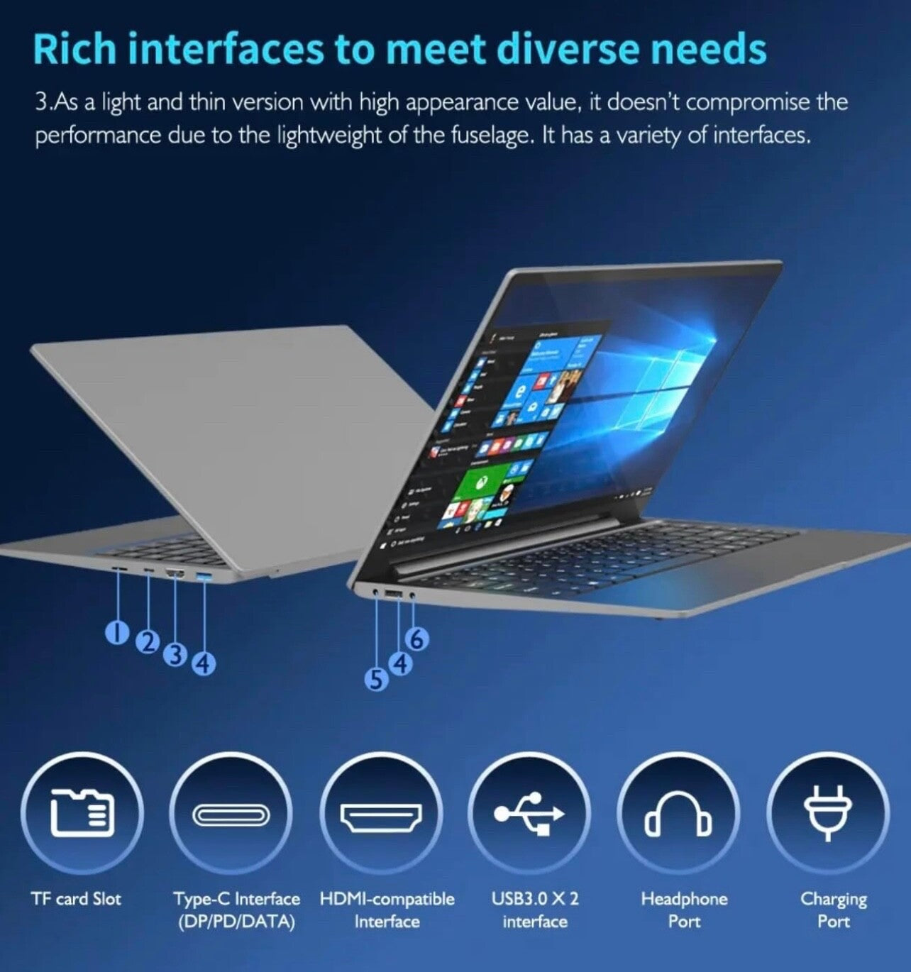 ZeeTec 15.6β SLIM POWERFUL GAMING LAPTOP COMPUTER AMD Ryzen 7 16GB RAM 512GB SSD