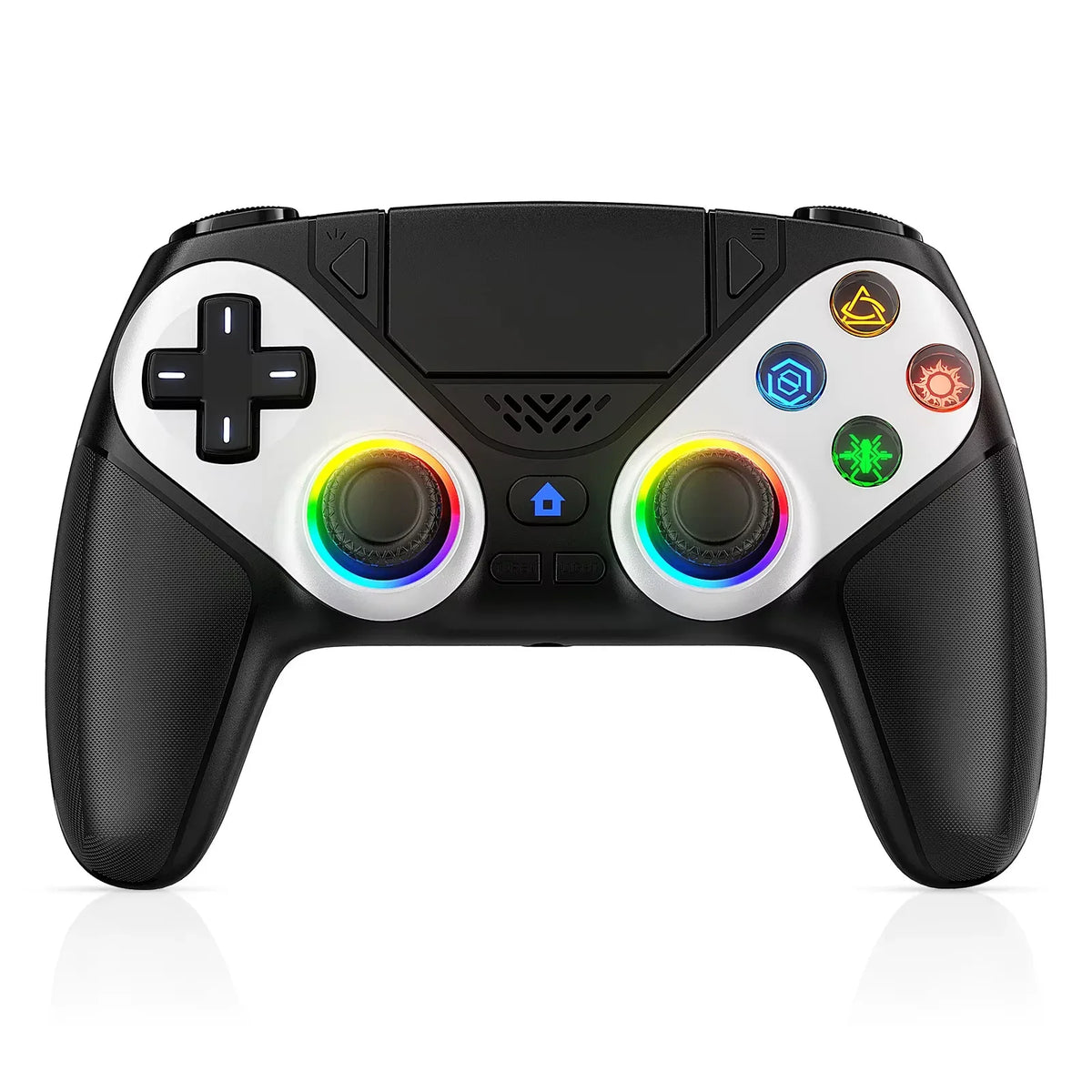 Wireless PS5 Controller with Turbo, Touchpad, Hall Trigger, Dual Vibration, and Ergonomic Design - ZeeTec Store