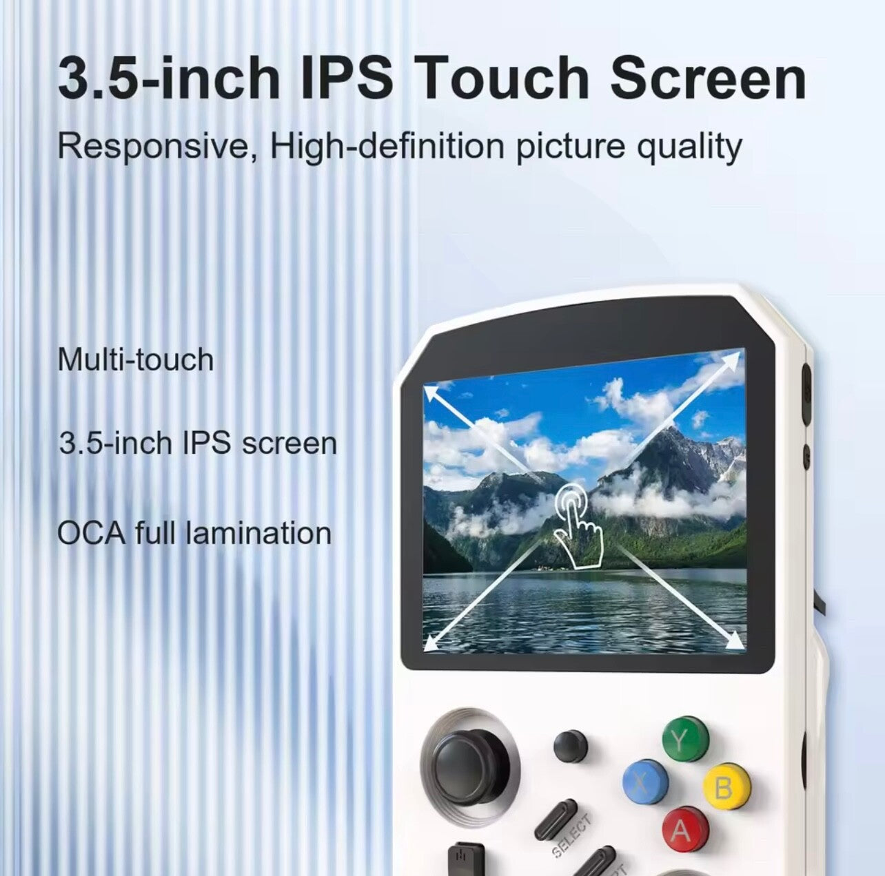 Open Source Retro Handheld Console 3.5” IPS 64GB Linux System Portable