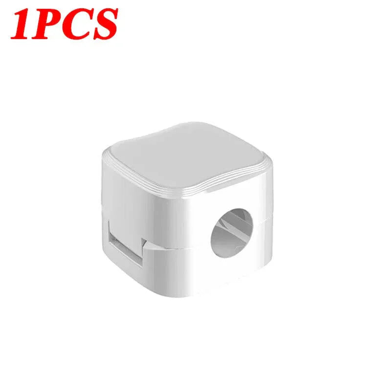 Magnetic Cable Clip Holder - 7.5mm Universal Slot with Rotating Shaft, Strong Adhesive for Neat & Accessible Cables - ZeeTec Store