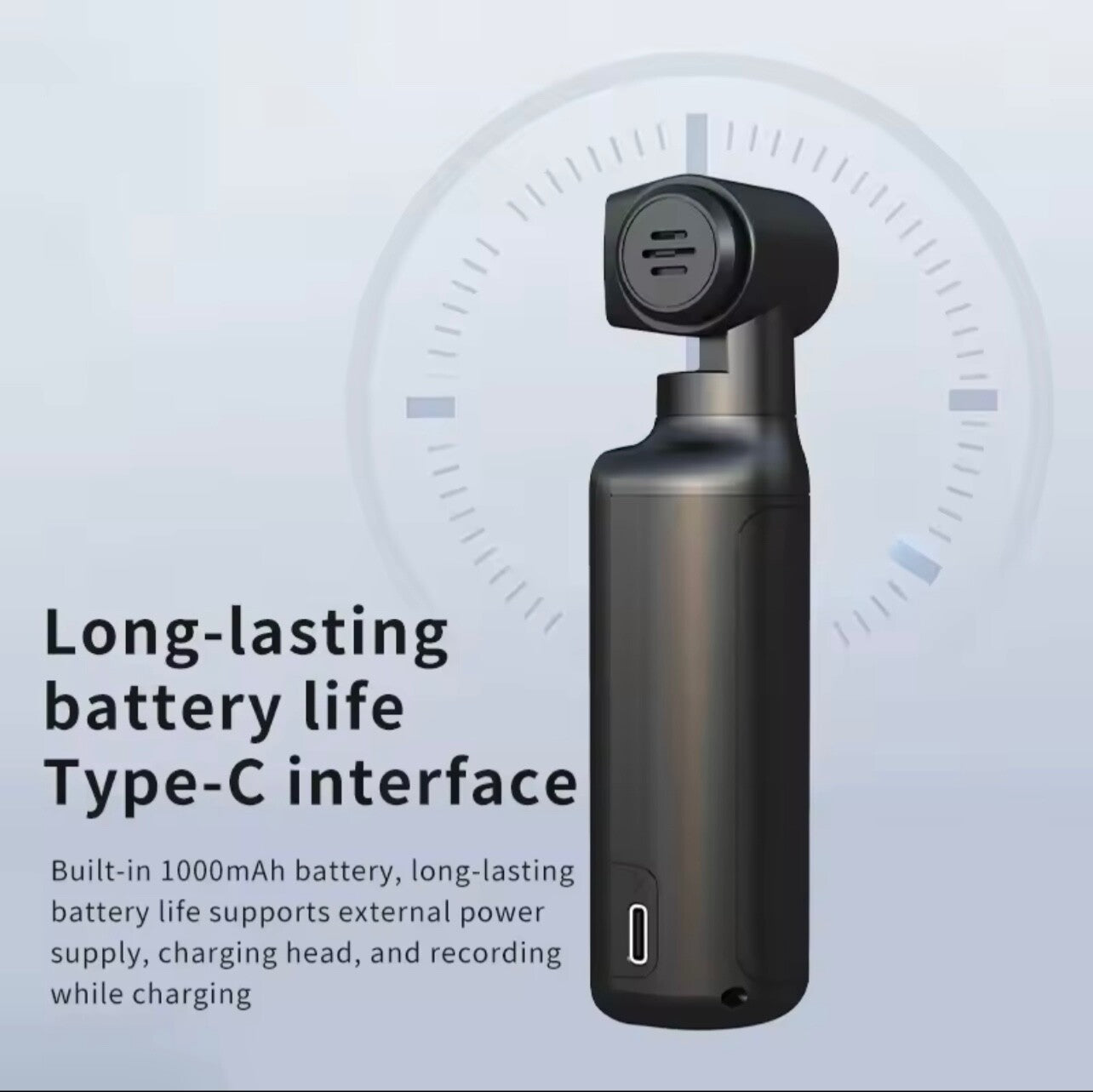 4K HD Sports Camera | Anti-Shake | 270° Rotate | Pocket Selfie Cam One-Click