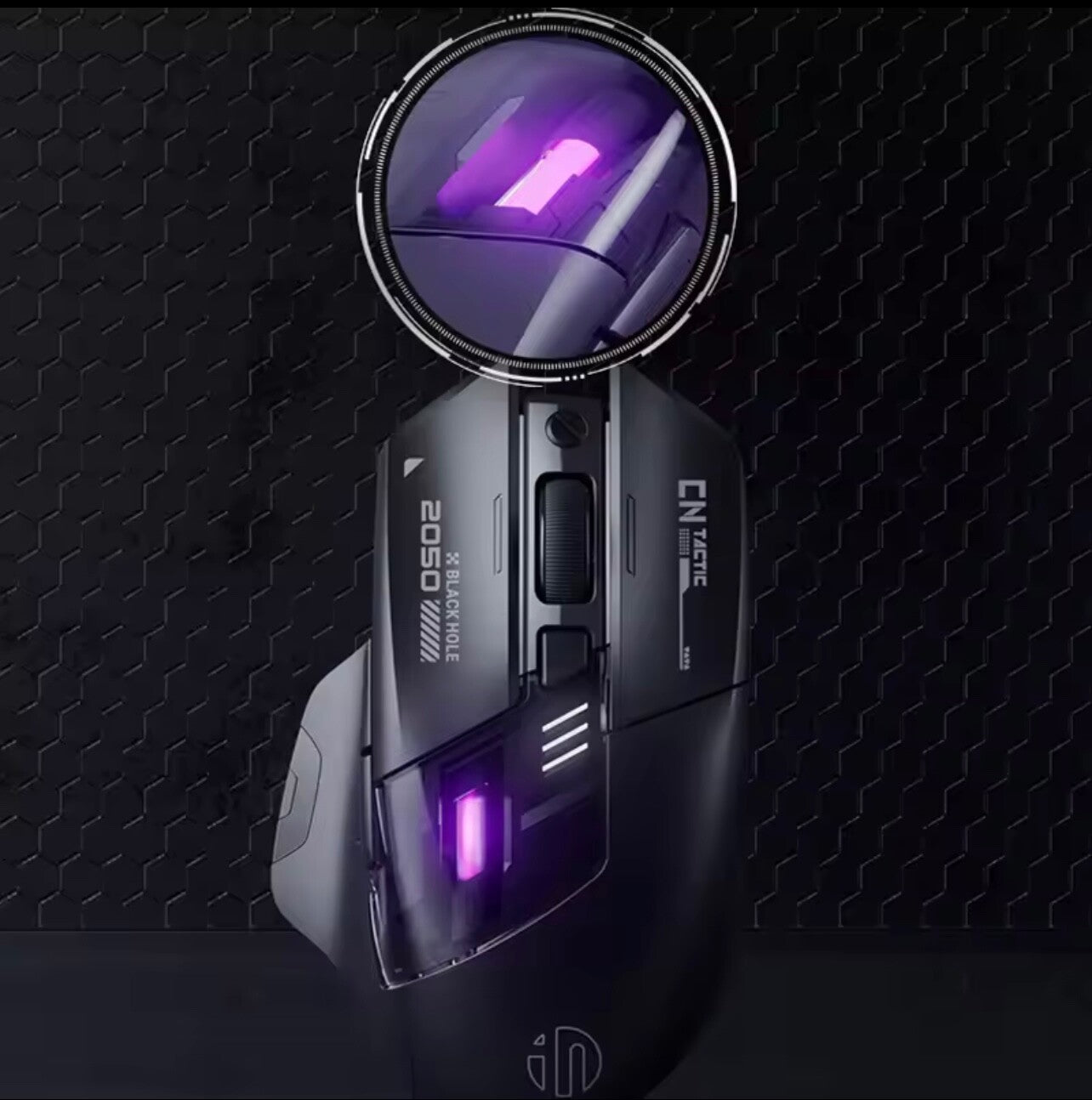 Inphic A9 Wireless Gaming Mouse Silent Bluetooth Rechargeable w/ Battery Display