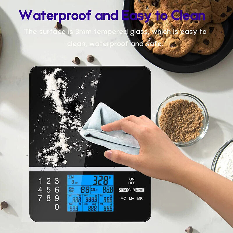 SMART FOOD SCALE CALORIES CONTROL with WEIGHT LOSS NUTRITIONAL CALCULATOR