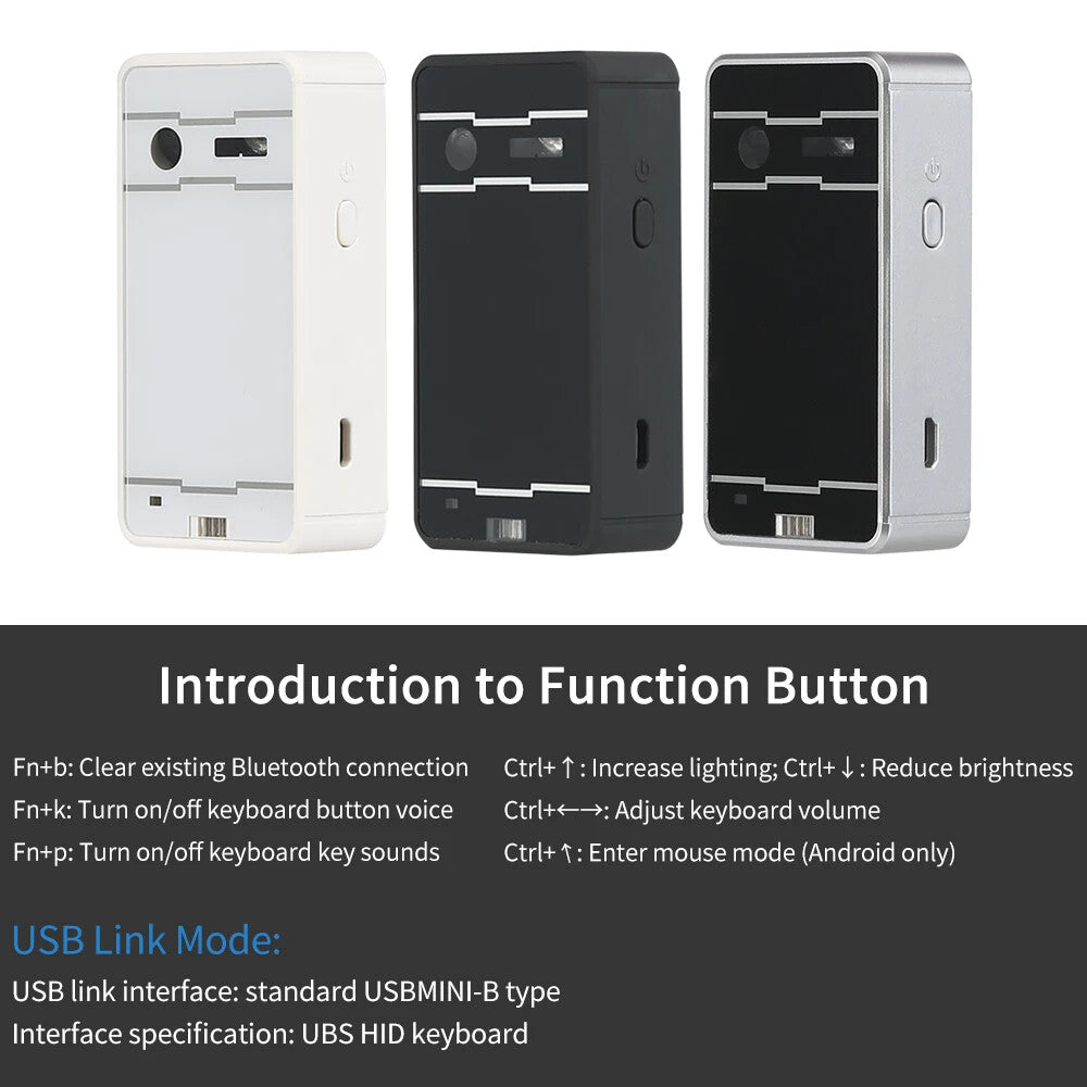 BLUETOOTH VIRTUAL LASER KEYBOARD PROJECTION for COMPUTER MOBILE PHONE