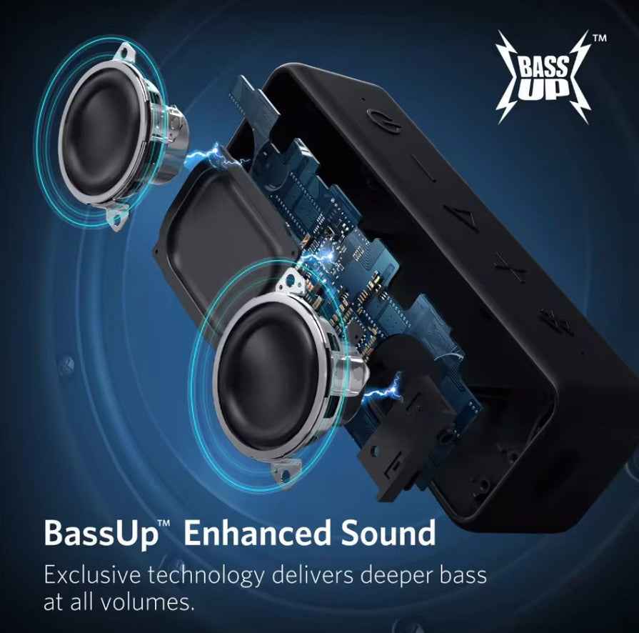 Anker Soundcore 2 Bluetooth Speaker with 24H Playtime, Bass Boost & IPX7 Waterproof - ZeeTec Store