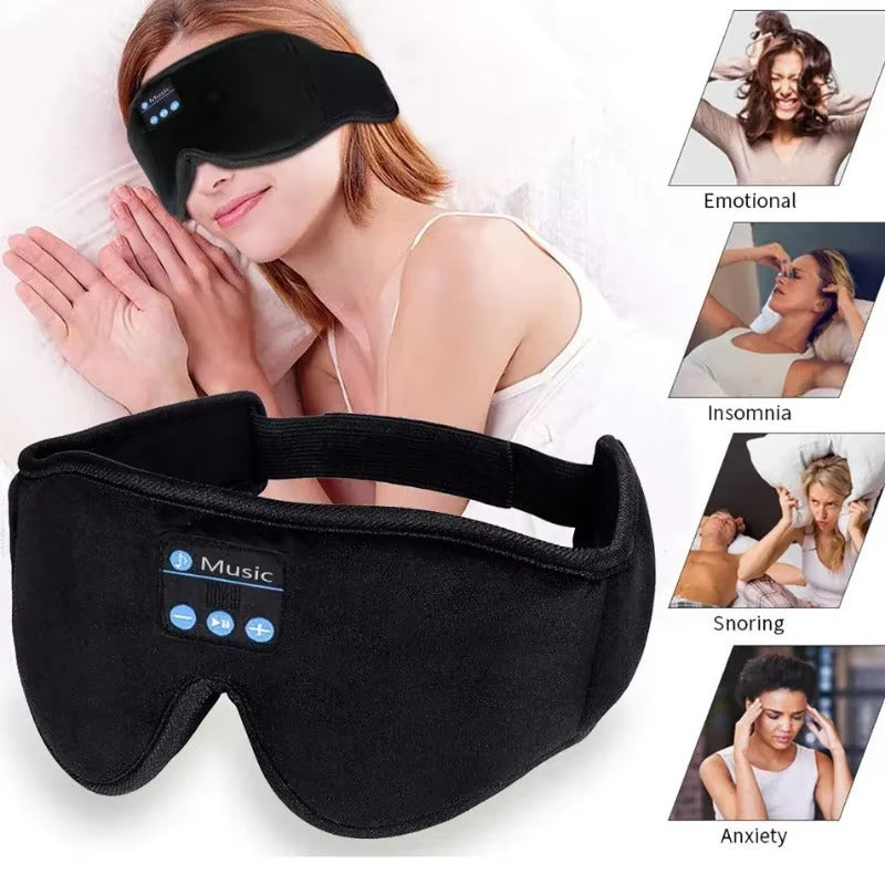 Sleep Headphones, White Noise Bluetooth Sleep Mask 3D Wireless Eye for