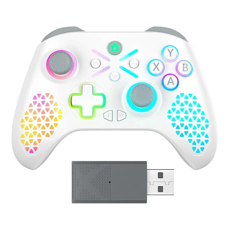 Wireless Gamepad Controller for Xbox One, RGB, Dual Vibration with Six Axis