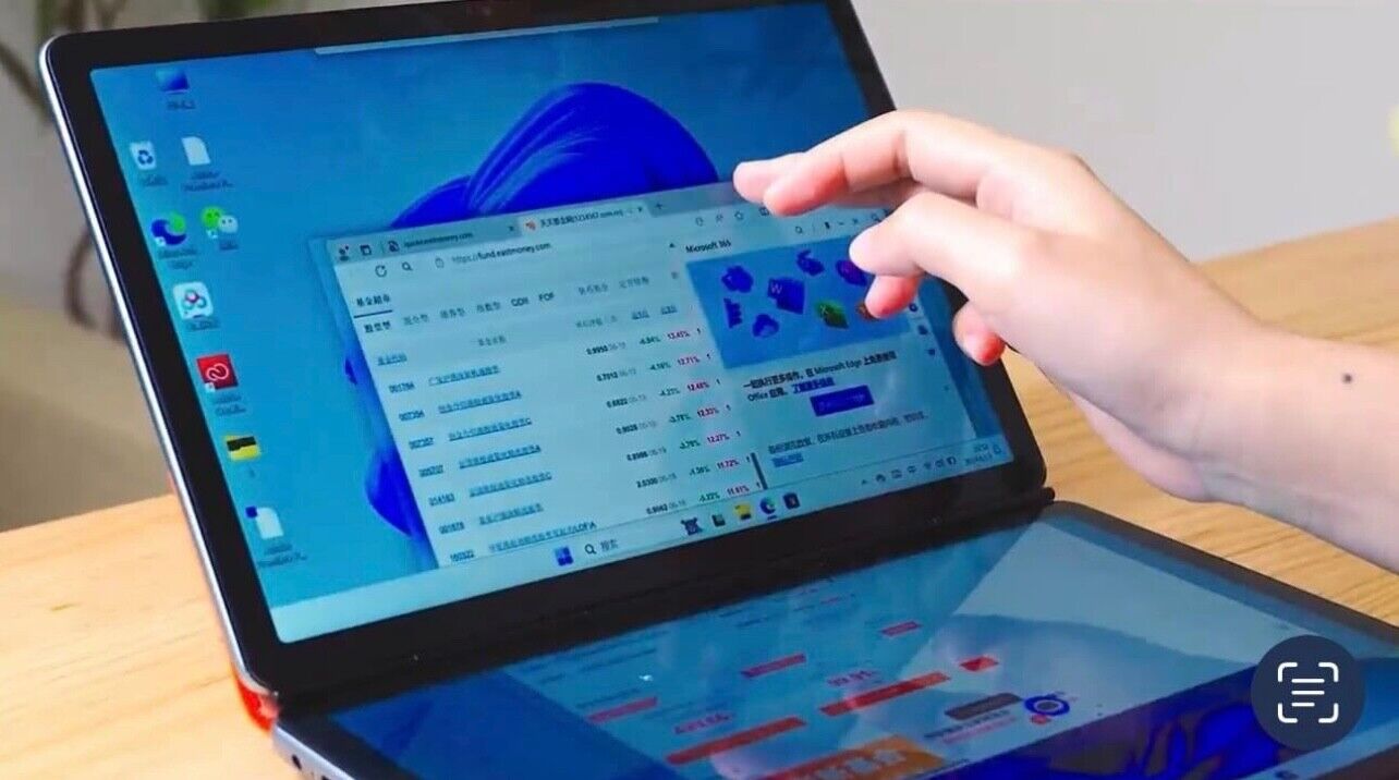 ZeeTec 11" DOUBLE DUAL TOUCH SCREEN LAPTOP INTEL i3 12th FHD 16GB RAM 512GB SSD